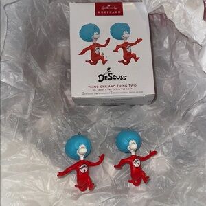 Hallmark Dr. Seuss Thing One and Thing Two Ornament